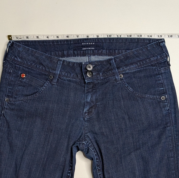 Hudson Dark Wash Skinny Jeans - Picture 2 of 7